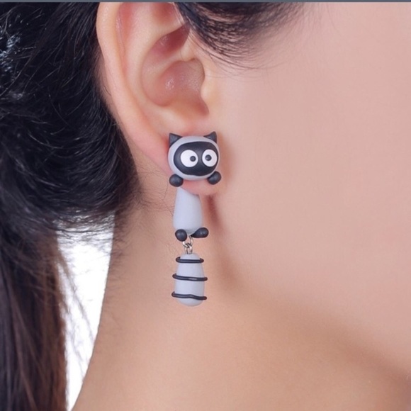 Kathrono Jewelry - 💫New list! 💫 Super cute raccoon earrings!